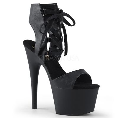 7 inches Heel 2 3 4 inches PF Front Lace Up Sandal