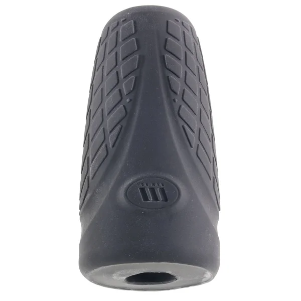 M Elite Platinum Gript Silicone Dual End Penis Masturbator By Blush - Black
