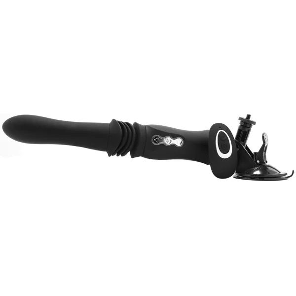 Maia Max Silicone Vibrating, Thrusting Dildo with Suction Cup & Remote Control