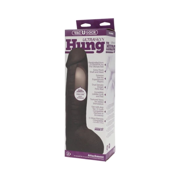 Vac-U-Lock 12 inches Ultraskyn Hung Dong