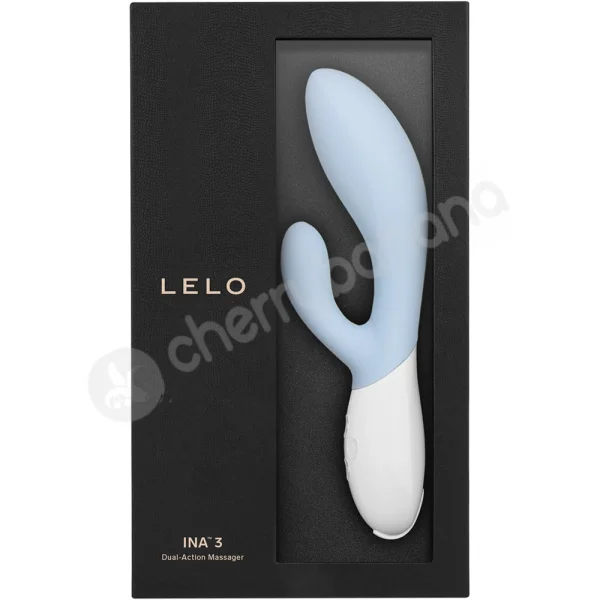 Lelo Ina 3 Seafoam 10 Function Powerful Rabbit Vibrator