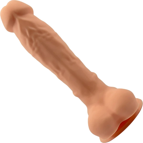 Imrik Medium 6" Realistic Dual Density Silicone Dildo With Suction Cup & Balls By Pleasure Engine