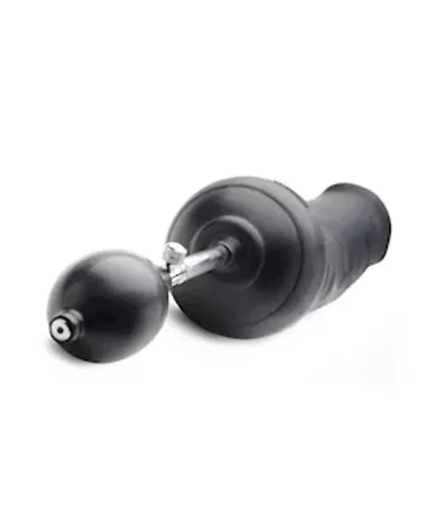 Tom Of Finland Tom's Inflatable Silicone Dildo - Black - 12.7 Inch — image 10 of 12