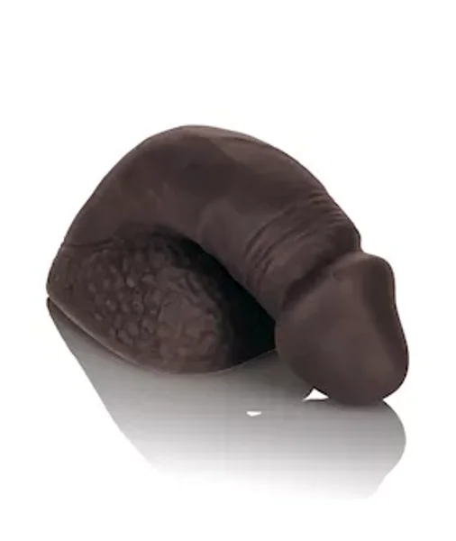 4 Inch Silicone Packing Penis - Black -  4 Inch — image 5 of 8
