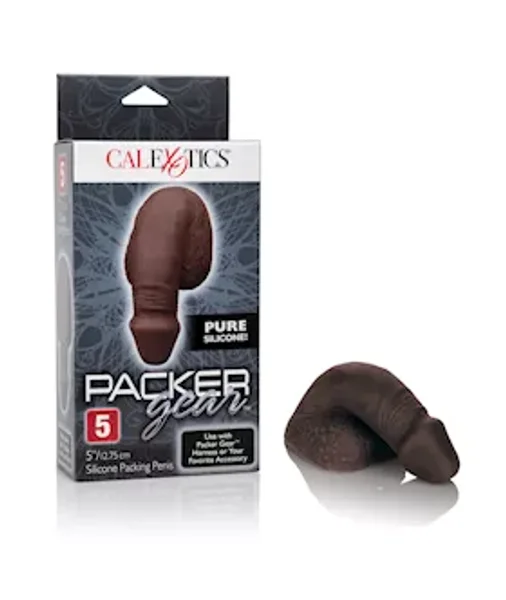 Packer Gear 5 Inch Silicone Packing Penis - Black - 5 Inch — image 8 of 8