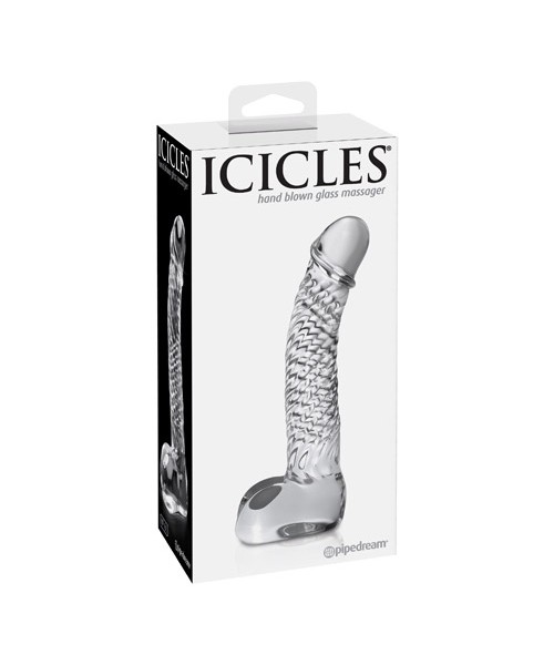 Icicles Glass Dildo No 61 - Clear