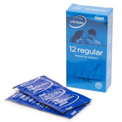 Ansell LifeStyles Regular Condoms 12 Pack