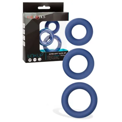 California Exotic Link Up Elite 3 Piece Cock Ring Set