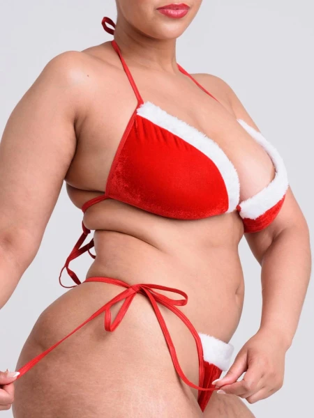Sexy Santa Plus Size Gift Set For Her