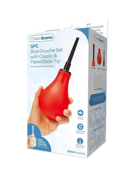 Clean Scene Classic Flared Anal Douche Set