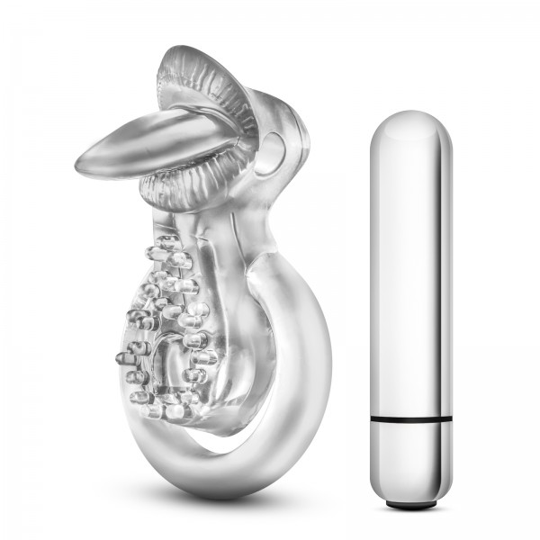 Tongue Style Vibrating Cock Ring