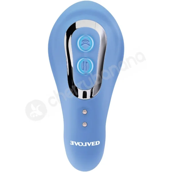 Evolved Tap & Thrust Curved Dual Vibrator With Tapping & Thrusting