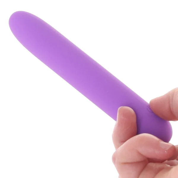 Bliss Liquid Silicone Rechargeable Waterproof Mini Vibrator - Purple