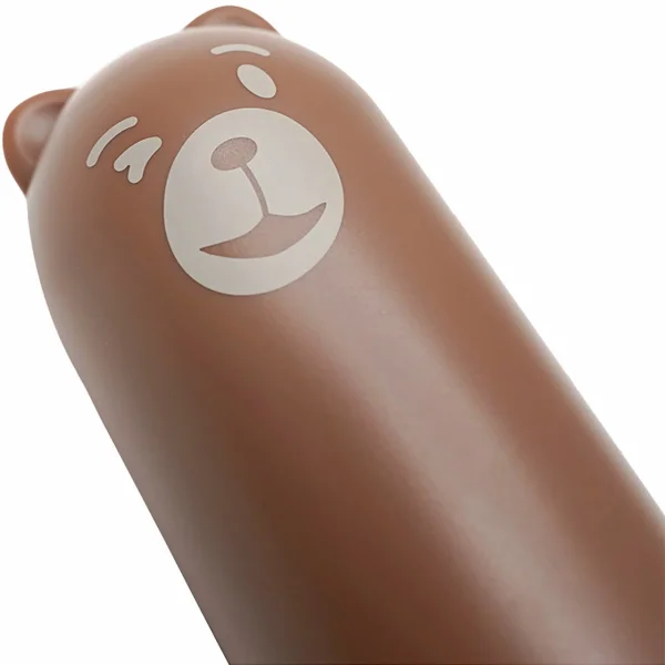 Teddy Silicone Waterproof Penis Pop Vibrator With Bear Cover by Kiss Toy