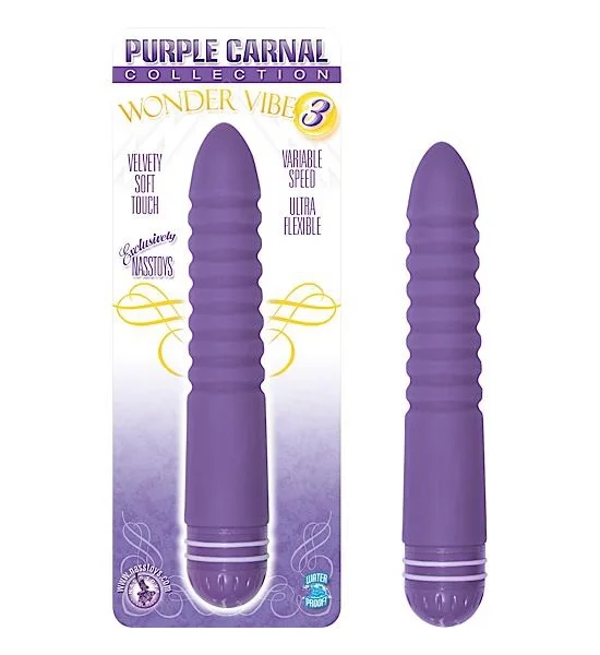Purple Carnal Wonder Vibe 3 Multispeed Purple — image 6 of 6