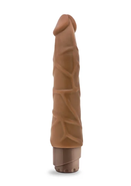 Dr. Skin - Cock Vibe 1 - 9 Inch Vibrating Cock -  Chocolate