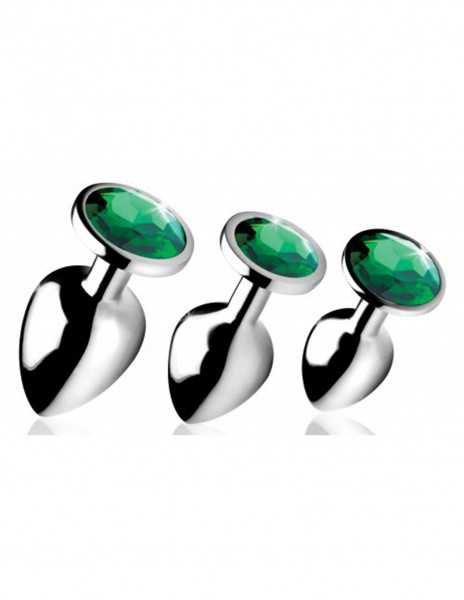 Emerald Gem Anal Plug Set
