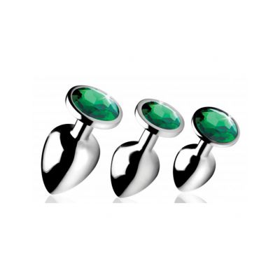 Emerald Gem Anal Plug Set