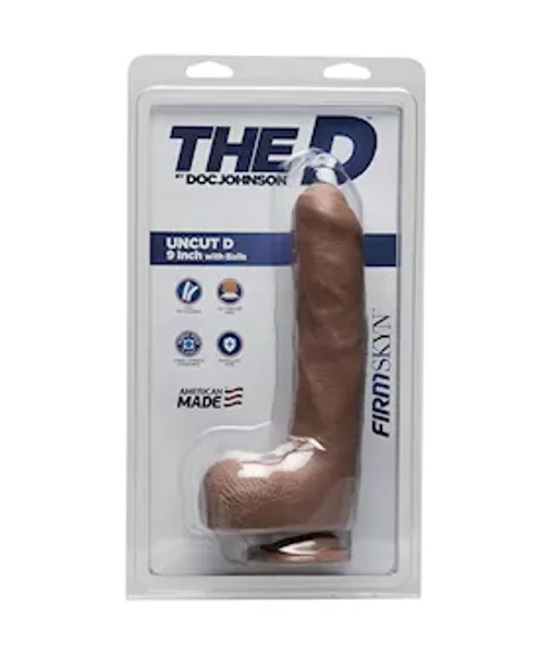 Doc Johnson Firmskyn Uncut Dildo With Balls - Tan - 9 Inch — image 4 of 4