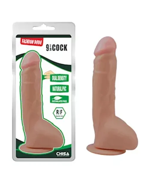 Fashion Dude Suction Cup Dildo - 9.9 Inch - Flesh - 9.9 Inch — image 3 of 3
