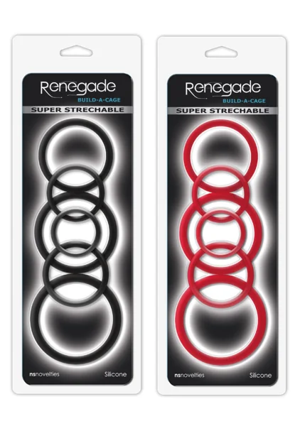 Renegade Build-a-Cage Rings - Black