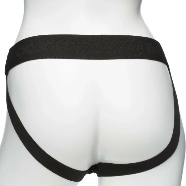 Doc Johnson Body Extensions Be Aroused Hollow Strap On System with with Vibrations & Remote Control