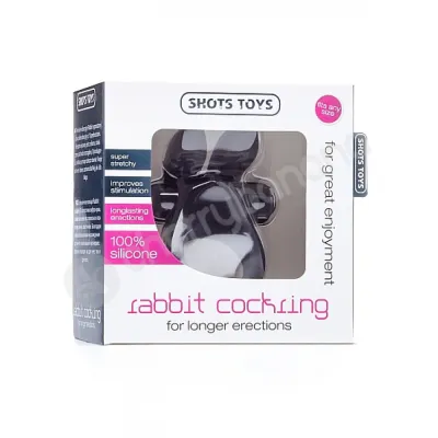 Shots Toys Black Rabbit Cockring