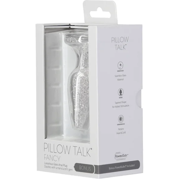 Pillow Talk Fancy Glass Anal Plug