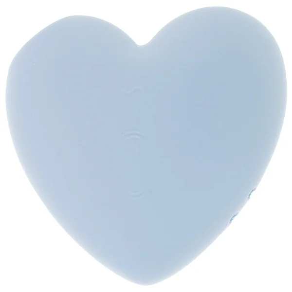 Satisfyer Cutie Heart Pressure Wave Rechargeable Waterproof Clitoral Stimulator - Blue