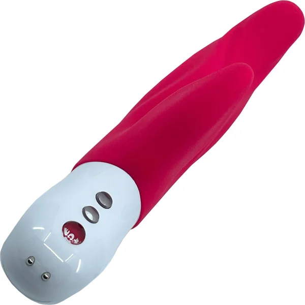Fun Factory LADY BI Rechargeable Waterproof Dual Stimulation Vibrator - India Red