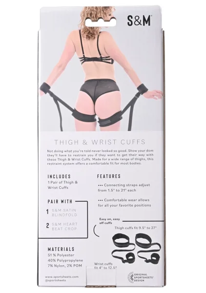 Sportsheets Brat Wrist & Thigh Cuffs