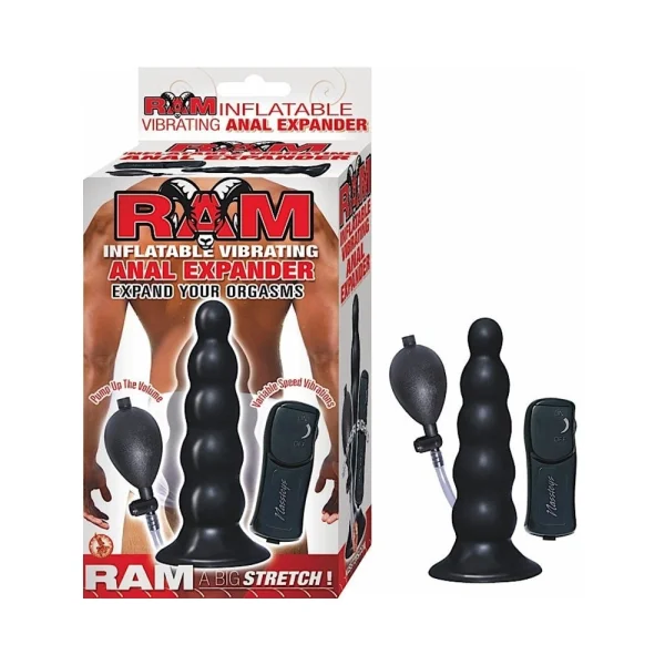 Ram Inflatable Vibrating Anal Expander Black — image 4 of 7