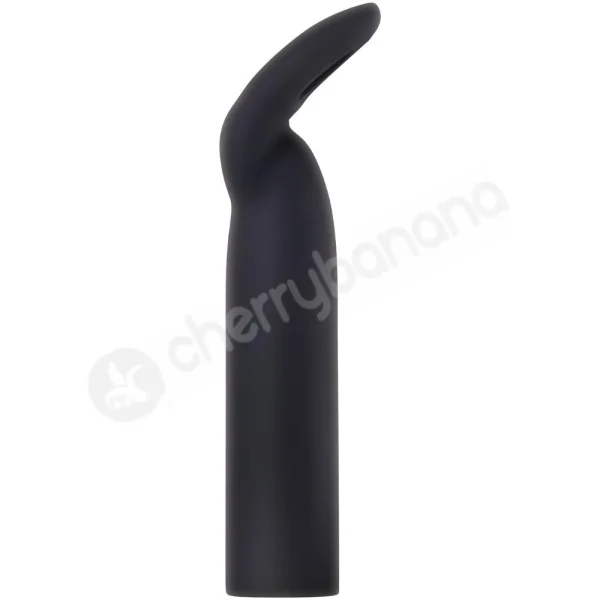 Evolved Four Play Black Bullet Vibrator With 3 Attachable Silicone Sleeves