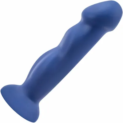 Avant D12 Suko Silicone Suction Cup Dildo by Blush Novelties Indigo