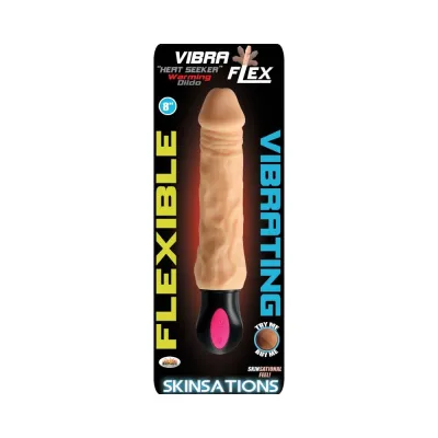 Skinsations Vibra flex Heat Seeker Flexible warming Dildo 12 Function