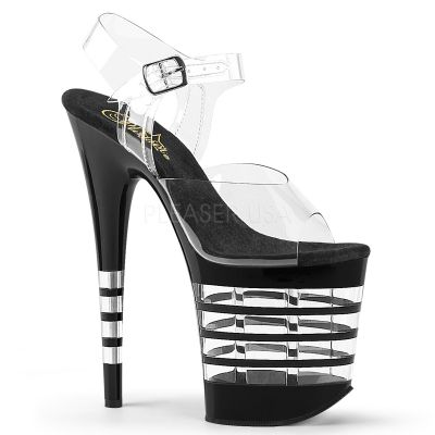 8 inches Heel 4 inches Lined Platform Ankle Strap Sandal
