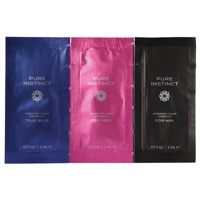 Pure Instinct Pheromone Oil Trio Foil Sampler