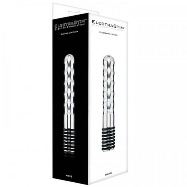 ElectraStim Bi-Polar Electrosex Wave Metal Dildo 7 Inch