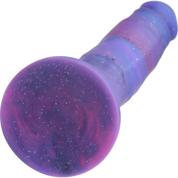 Magic Stick Glitter 8" Purple Silicone Dildo