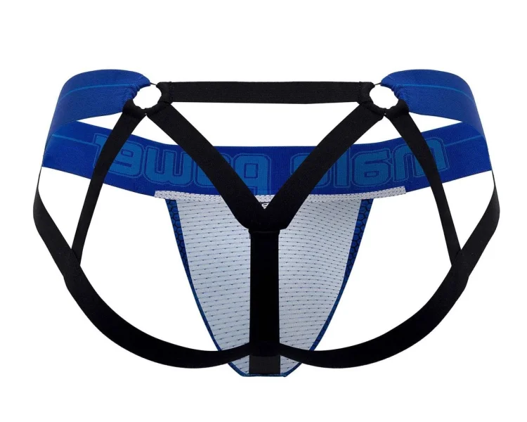 Sexagon Strappy Ring Jock - Small-medium - Royal