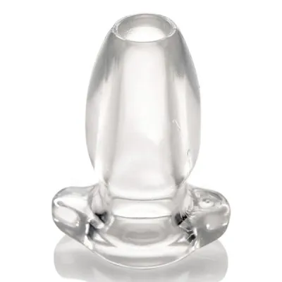 Master Series Peephole Clear Hollow Anal Plug