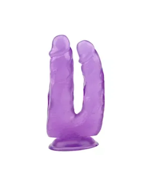 Double D Suction Cup Dong - 6.3 Inch - Purple - 6.3 Inch — image 3 of 4