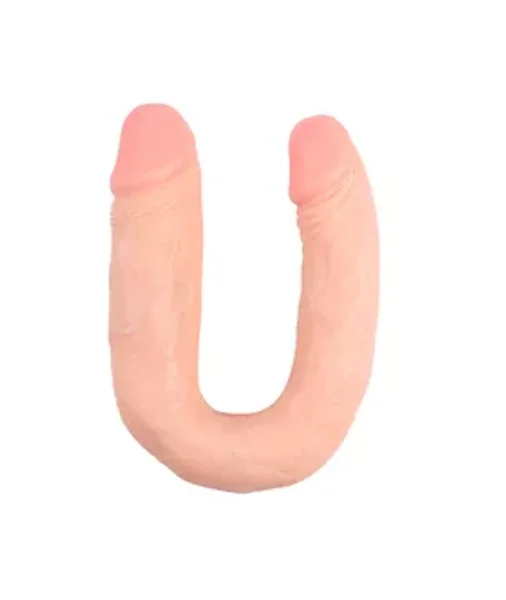 Her Double Penetration Dildo - 14 Inch - Flesh - 14 Inch — image 3 of 4