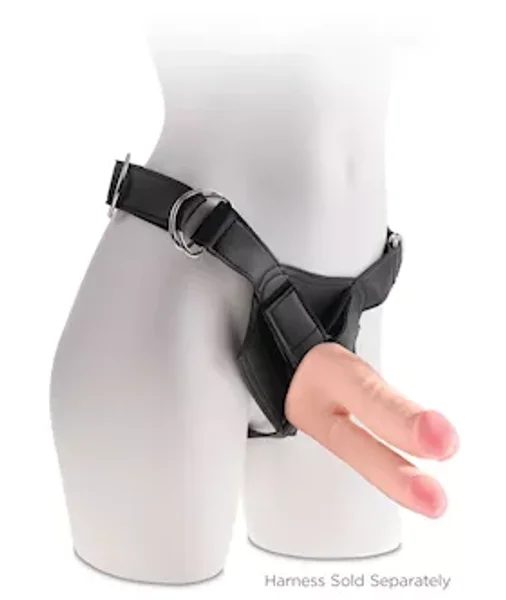 King Cock Plus 9.5 Inch Triple Density Double Penetrator - Flesh — image 12 of 14