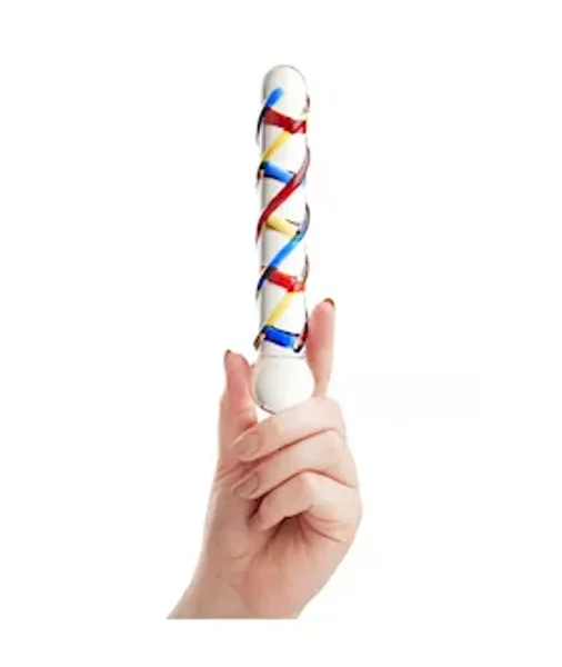 Lucent Trinity Textured Glass Massager - 7 Inch - Multi - 7 Inch — image 6 of 6