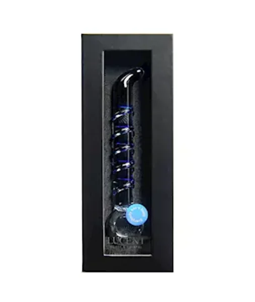 Lucent Spire Glass Massager - Blue - 7 Inch — image 6 of 7