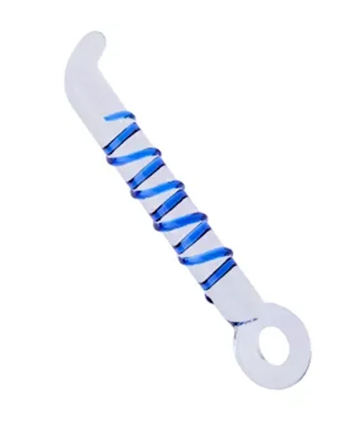 Lucent Spire Glass Massager - Blue - 7 Inch — image 5 of 7