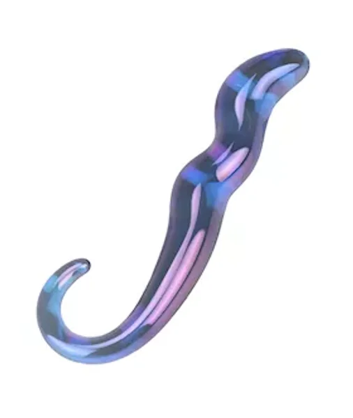 Lucent Dragon Tail Glass Massager - 7 Inch - Blue - 7 Inch — image 8 of 8