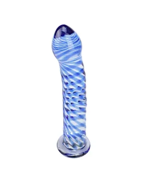 Lucent Oceana  Glass Massager - 7 Inch - Blue - 7 Inch — image 5 of 7