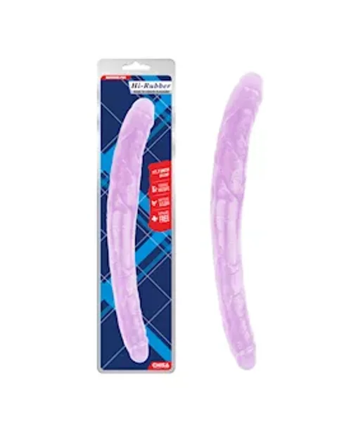 Billy Double Ended Dildo - 17.8 Inch - Purple — image 5 of 5